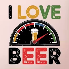 I love beer - palivoměr