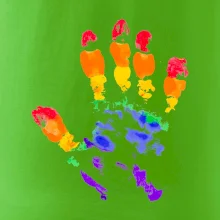 LGBT hand print