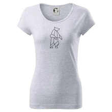 Geometria ľadový medveď stojaci