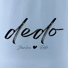 Dedo - tričko menami detí písacie písmo