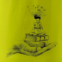 Čitateľ - ruka kreslená