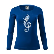 Husľový kľúč kvety Husľový kľúč kvety