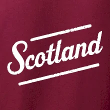 Scotland Vintage nápis Scotland Vintage nápis