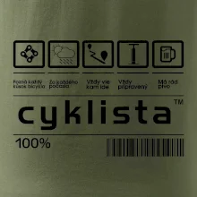 Čiarový kód - cyklista