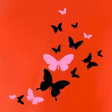 Motýle ružovo čierni Motýle ružovo čierni