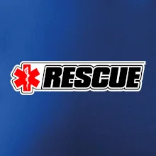Záchranár rescue kríž červený Záchranár rescue kríž červený