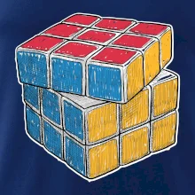 Rubikova kocka kreslená