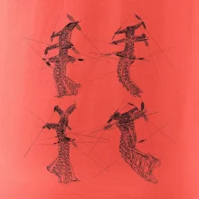 Skrútený stožiar vysokého vedenia