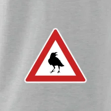 Dopravná značka - Pozor havran