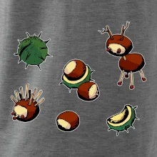 Gaštanové zvieratká - obdĺžnik