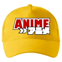 Anime nápis červený