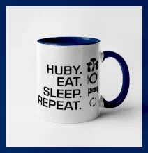 Huby Eat Sleep Repeat