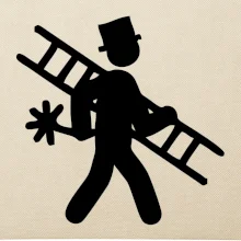 Kominár logo prsník