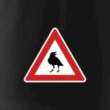 Dopravná značka - Pozor havran