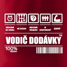 Čiarový kód - Vodič dodávky Čiarový kód - Vodič dodávky