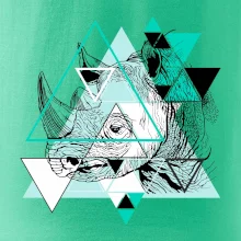 Biely nosorožec (Pecka design)