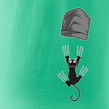 Mačka vypadla z vrecka