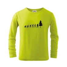 Evolúcia drevorubač - píla a strom Evolúcia drevorubač - píla a strom