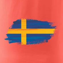 Švédska vlajka kreslená Švédska vlajka kreslená