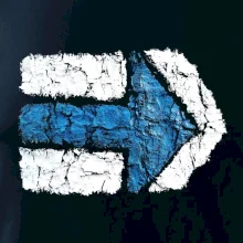 Párová turistická značka modrá Párová turistická značka modrá