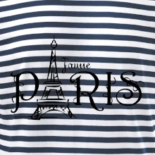 Paris nápis Eiffelovka rovný Paris nápis Eiffelovka rovný