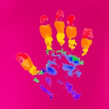 LGBT hand print
