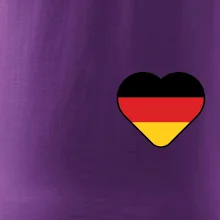 Germany love prso - Nemecká vlajka