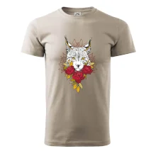 Rys s červenými ružami (Pecka design)