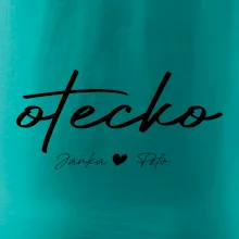 Otecko - tričko s menami deti