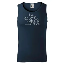 Fitness muž jedným ťahom Fitness muž jedným ťahom