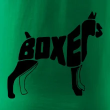 Boxer nápis v tele