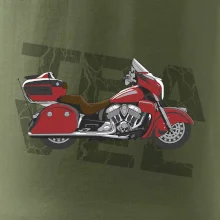 Cestovná motorka Amerika červená Cestovná motorka Amerika červená