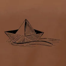 Letná romantika - papierová loďka