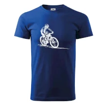 MTB kreslený cyklista MTB kreslený cyklista