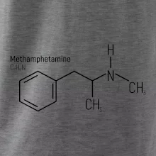 Molekulárna štruktúra Metamfetamín Molekulárna štruktúra Metamfetamín