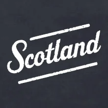 Scotland Vintage nápis