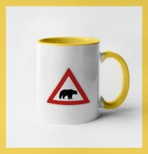 Dopravná značka - Pozor ľadový medveď