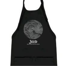 Ještěd - vrstevnice v kruhu