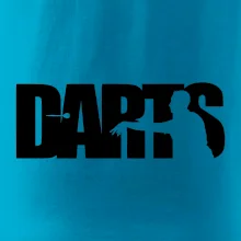 Darts - nápis so šípkarom