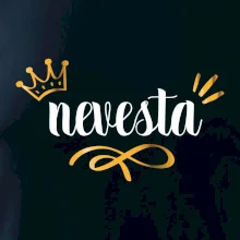 Nevesta princezná - zlatá potlač