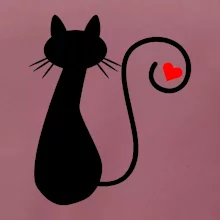 Zamilovaná mačka chvostík