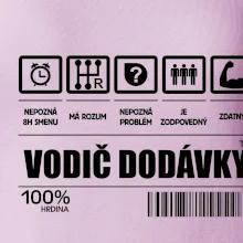 Čiarový kód - Vodič dodávky