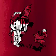 Mapy - názvy miest - Dánsko