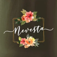 Nevesta štvorec oranžový