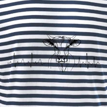 EKG krivka krava EKG krivka krava