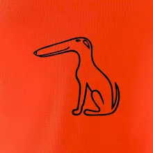 Barzoj obrys čierny