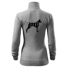 Boxer nápis v tele Boxer nápis v tele