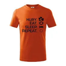 Huby Eat Sleep Repeat