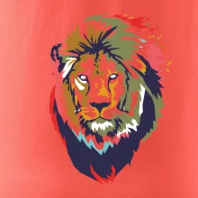 Hlava leva kreslená jednoduchá