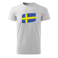 Švédsko vlajka štetkou